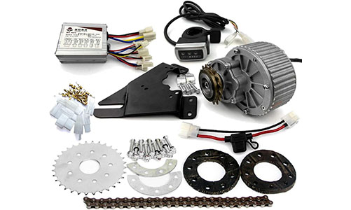 Chain wheel drive motor