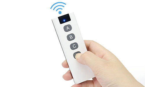 Hand transmitter for remote control